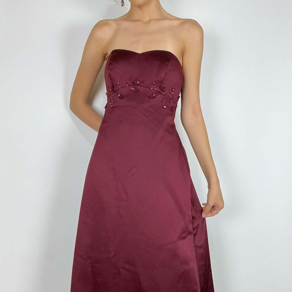 Women's Burgundy Dress